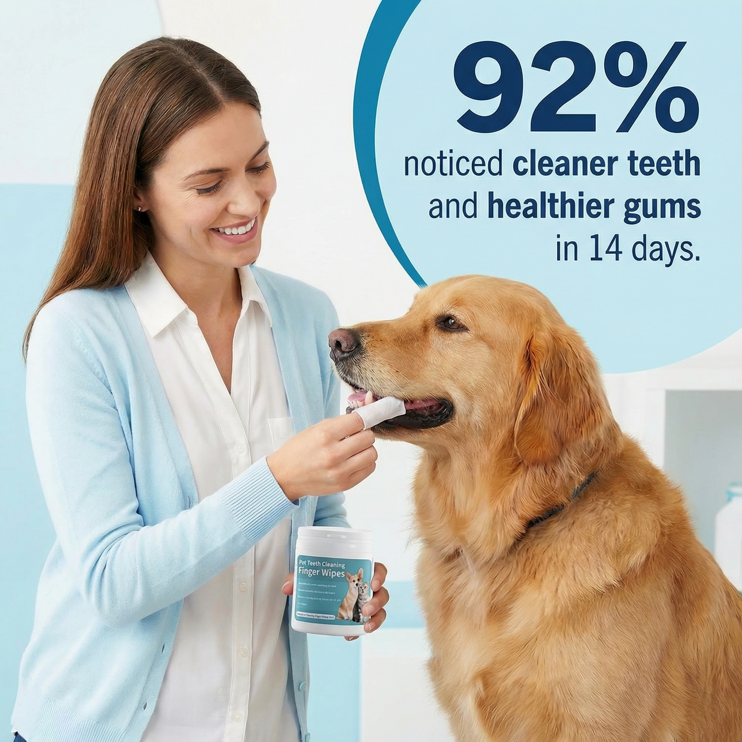 Luvora Plaque & Tartar Dental Wipes For Pets