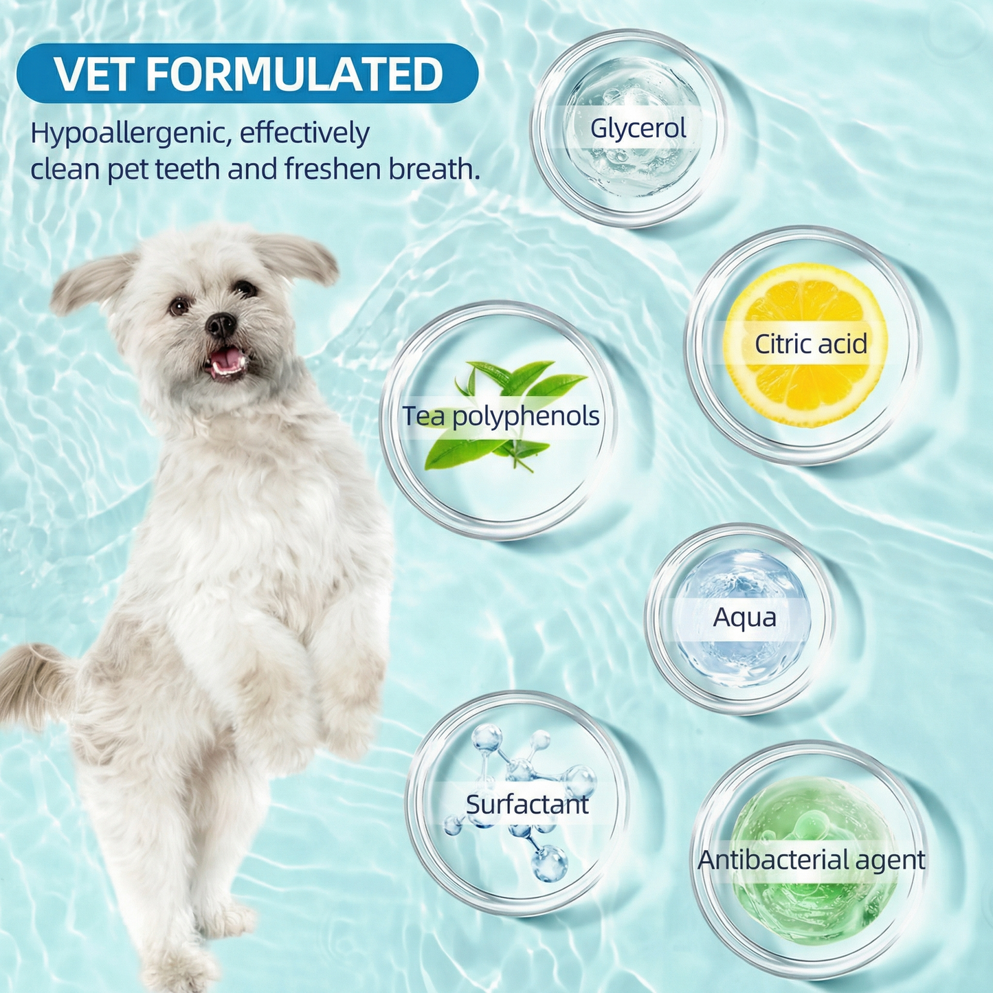 Luvora Plaque & Tartar Dental Wipes For Pets