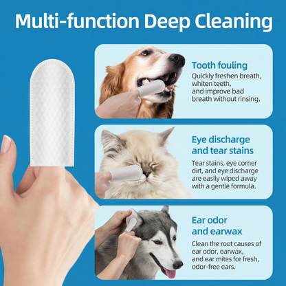 Luvora Plaque & Tartar Dental Wipes For Pets