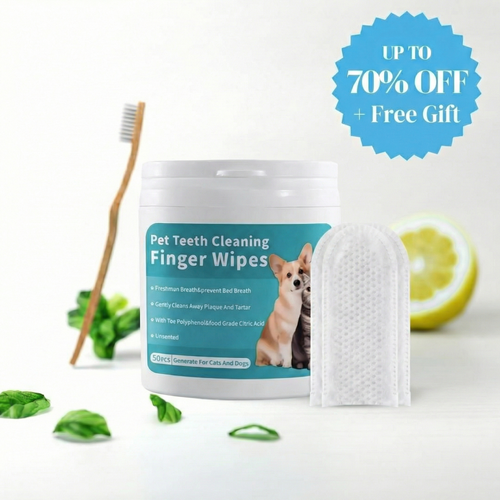 Luvora Plaque & Tartar Dental Wipes For Pets